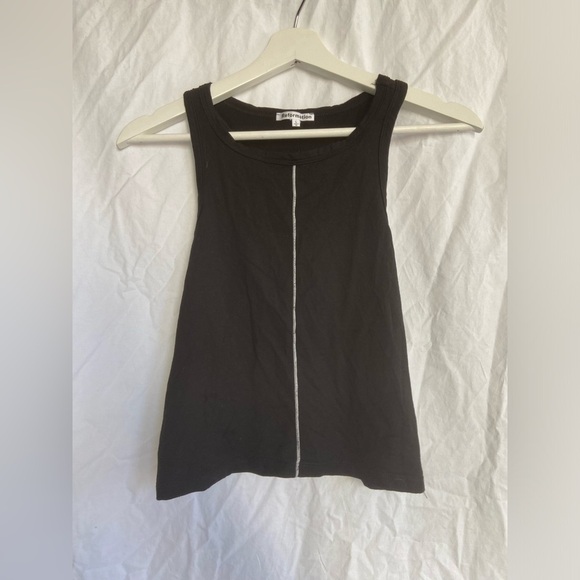 Reformation Lydia Knit Two Piece Pencil Skirt and Tank Top in Black Size Large - Picture 11 of 16